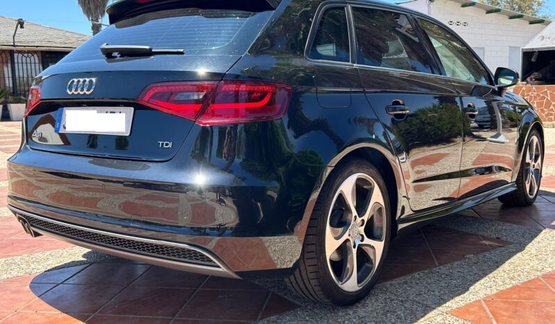AUDI A3 SPORTBACK SLINE TDI 150CV lleno